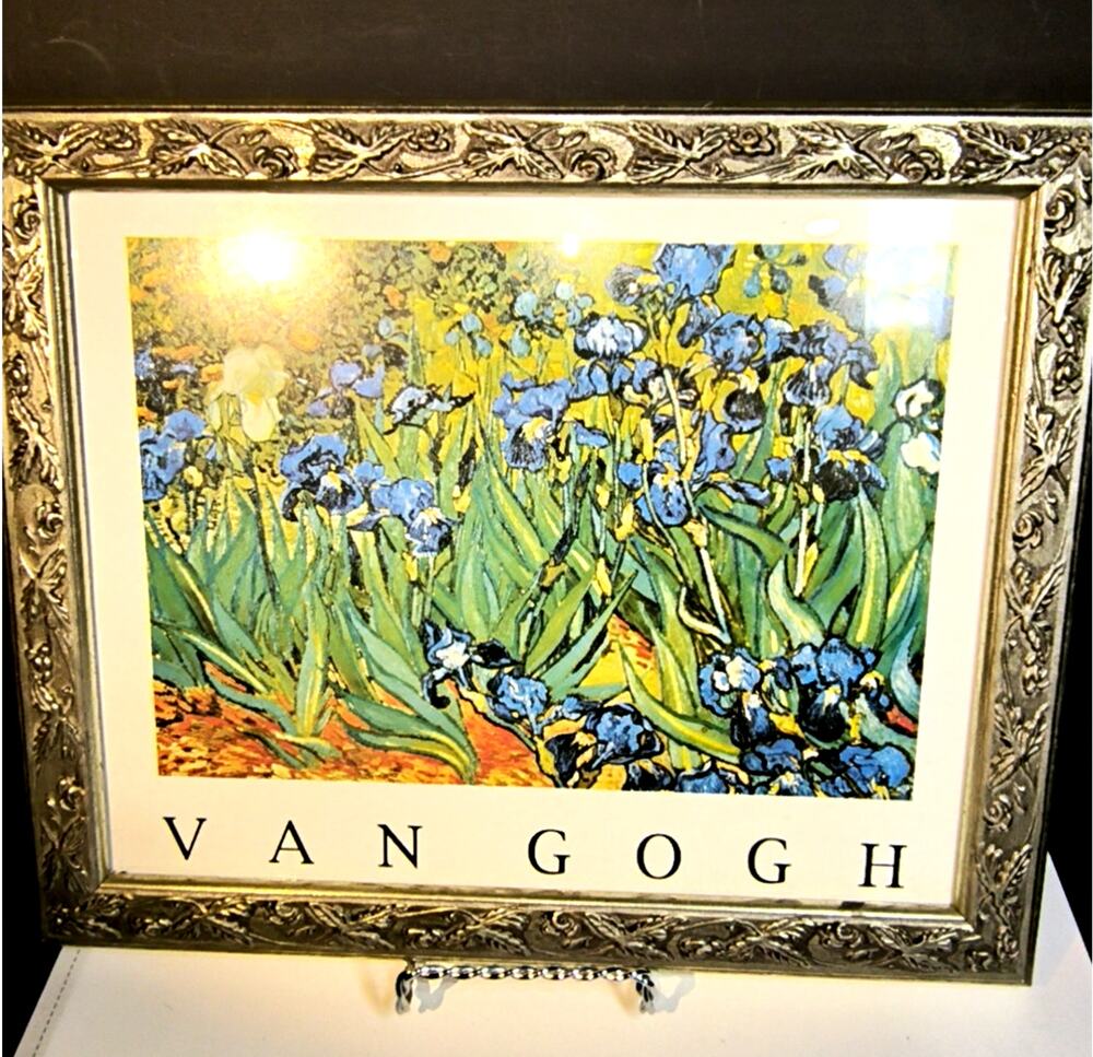 1777.  Van Gogh Irises 10 x 12 Framed Print